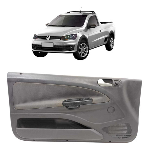Forro Porta Dianteiro Lado Esquerdp Vw Saveiro 5u7867011