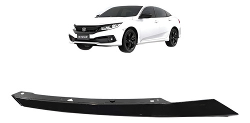 Friso Farol Lado Esquerdo Honda Civic 2017 2018 2019 A 2021 Preto