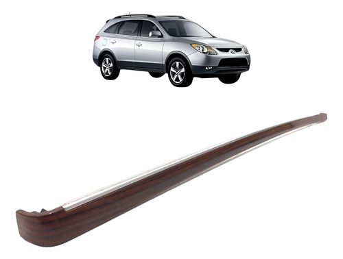 Friso Forro Porta Traseira Esquerda Veracruz 2008 A 2011 Ori Marrom-escuro