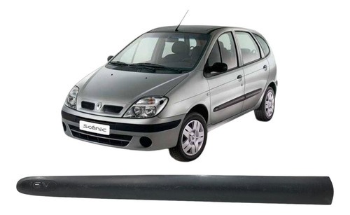 Friso Porta Dianteira Esquerda Scenic 7700841669 2004 2005 Preto