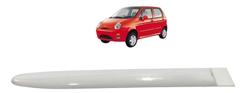 Friso Porta Traseira Direita Chery Qq 2011 2012 2013 Branca