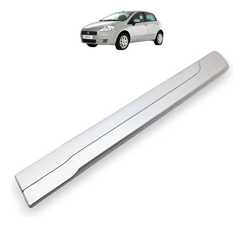 Friso Porta Traseira Esquerda Fiat Punto 1.4 2008 Á 2012 Cinza