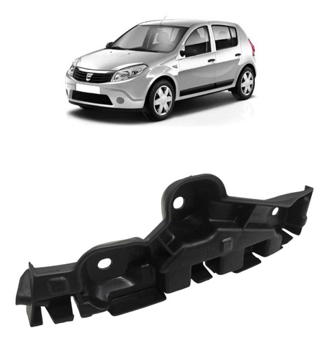 Guia Parachoque Dianteiro Esquerdo Sandero Logan 2015 A 2019