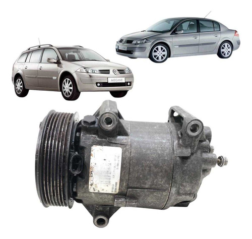 Compressor Ar Condicionado Renault Megane 2007 2008 Até 2011