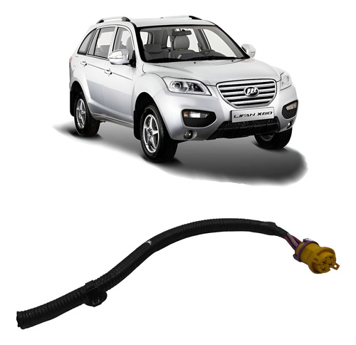 Conector Chicote Da Ventoinha Radiador Lifan X60 2012 A 2019