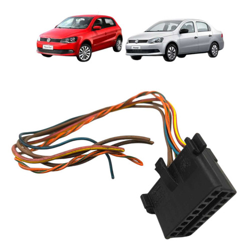 Conector Plug Scaner Diagnóstico Obd 2 Gol Voyage G6 13 A 16