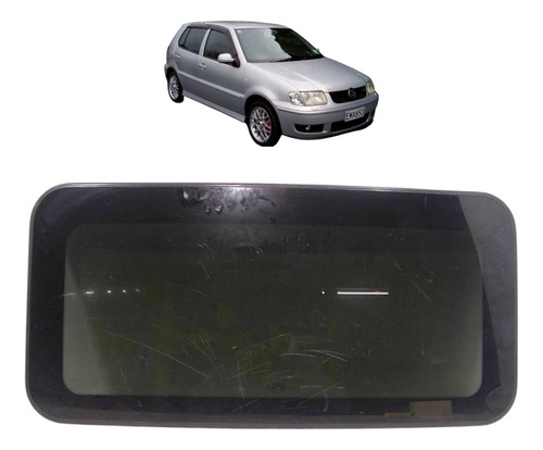Vidro Teto Solar Volkswagen Polo Mk3 Hatch 1994 1995 A 2001 Preto