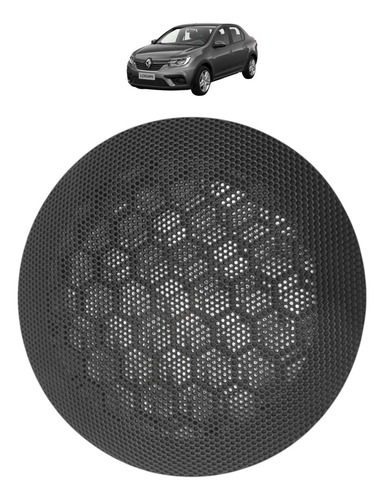 Tela Alto Falante Porta Sandero Logan 2014 2015 2016 A 2020 Preto