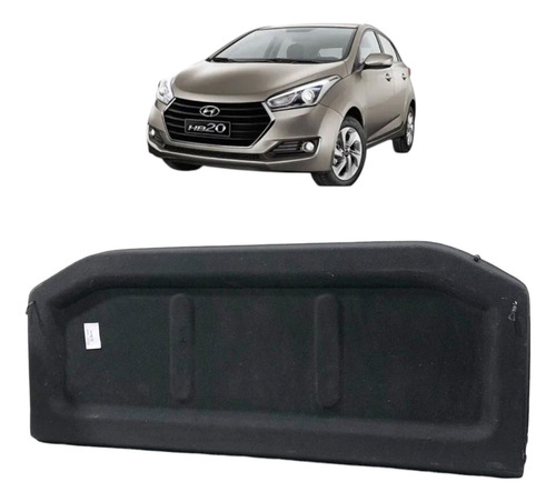 Tampão Bagagito Hyundai Hb20 Hatch 2012 2013 2014 2015 2016 Preto
