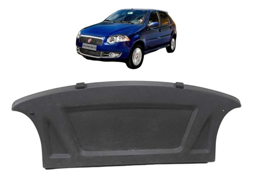 Tampao Bagagito Porta Malas Palio Elx 2008 2009 2010 A 2012 Preto