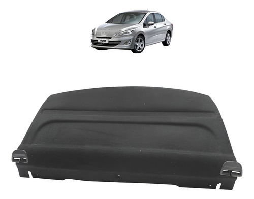 Tampão Bagagito Porta Malas Peugeot 408 2011 2012 213 A 2015 Preto