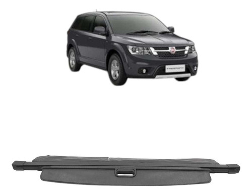 Tampão Bagagito Retrátil Fiat Freemont 05 Lugares 2012 2016 Preto