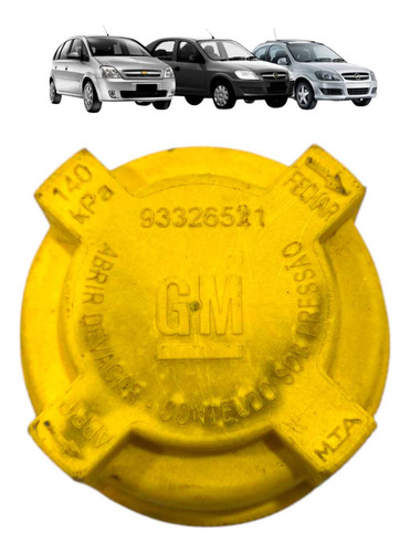 Tampa Reservatório Água Gm Celta Prisma Meriva 2007 A 2012