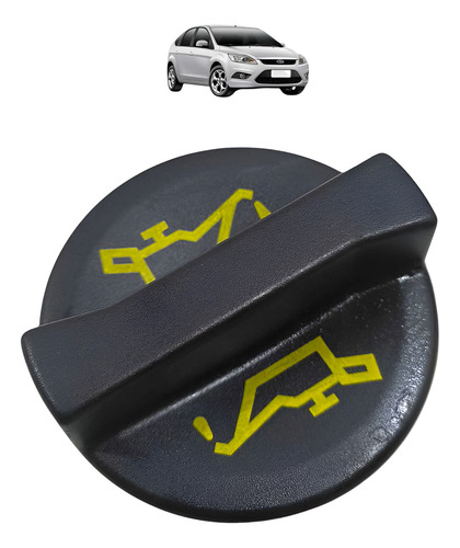 Tampa Óleo Motor Ford Focus 2.0 Duratec 2009 2010 A 2013 Preto