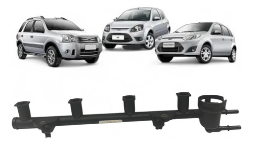 Flauta Bico Injetor Ford Ka Fiesta Ecosport 1999 2000 A 2012