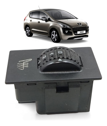 Botão Aquecedor Banco Peugeot 3008 2011 2012 2013 2014