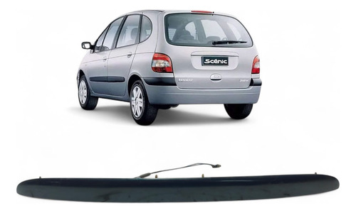 Moldura Friso Tampa Traseira Renault Scenic 2001 2002 A 2008 Preto