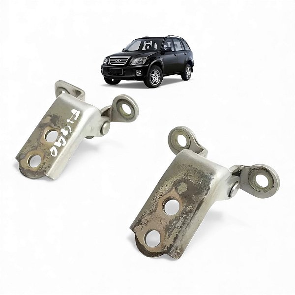 Par Dobradiça Porta Dianteira Direita Chery Tiggo 2009 2010