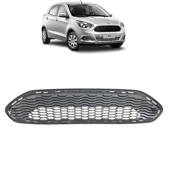 Grade Parachoque Dianteiro Sem Friso Ford Ka 2014 Á 2018