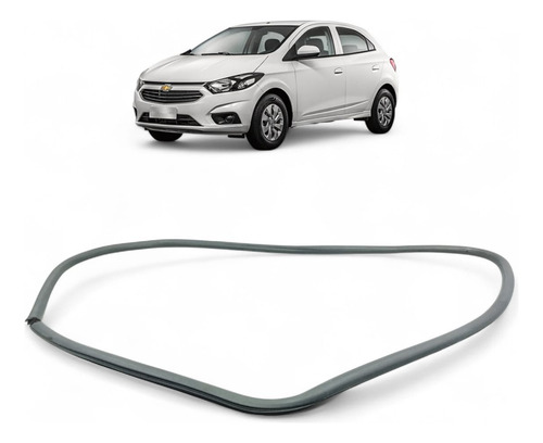 Borracha Porta Traseira Direita Gm Onix 2013 2014 A 2018 Preto