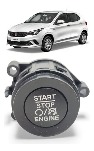 Botao Partida Start Stop Fiat Argo Cronos 2018 2019 A 2024 Preto