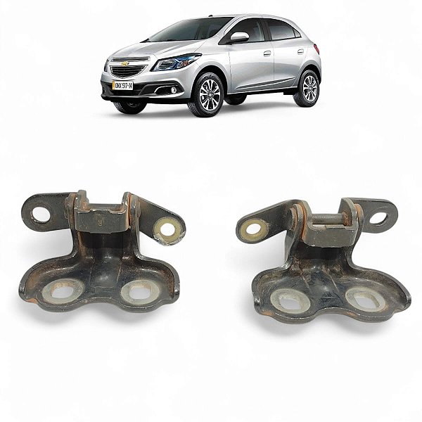 Par De Dobradiças Porta Traseira Esquerda Onix 2015 A 2018