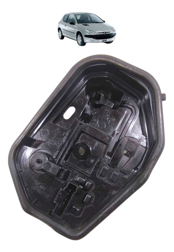 Circuito Soquete Traseiro Direito Peugeot 206 2000 A 2008 Direito/passageiro Preto