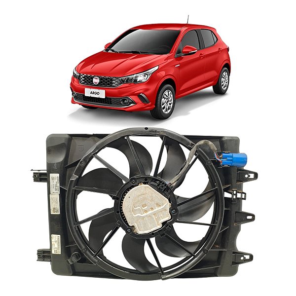 Eletroventilador Defletor Ventoinha Argo Cronos 2018 A 2024