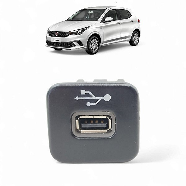 Entrada Conector Usb Fiat Argo Cronos 2017 2018 2019 A 2024