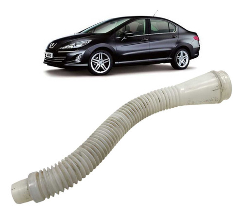 Gargalo Bocal Reservatorio Limpador Peugeot 408 2011 A 2015 Branco