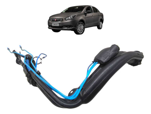 Gargalo Tanque Combustível Fiat Grand Siena 2012 A 2021 Preto