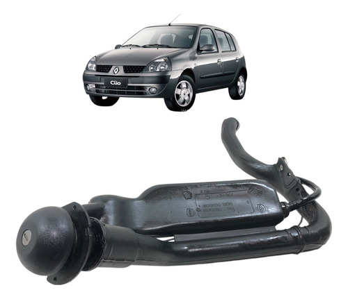 Gargalo Tanque Combustível Renault Clio 2002 A 2012 Preto 2005