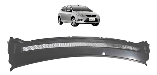 Grade Churrasqueira Parabrisa Ford Focus 2009 2010 2011 2012 Preto Fosco