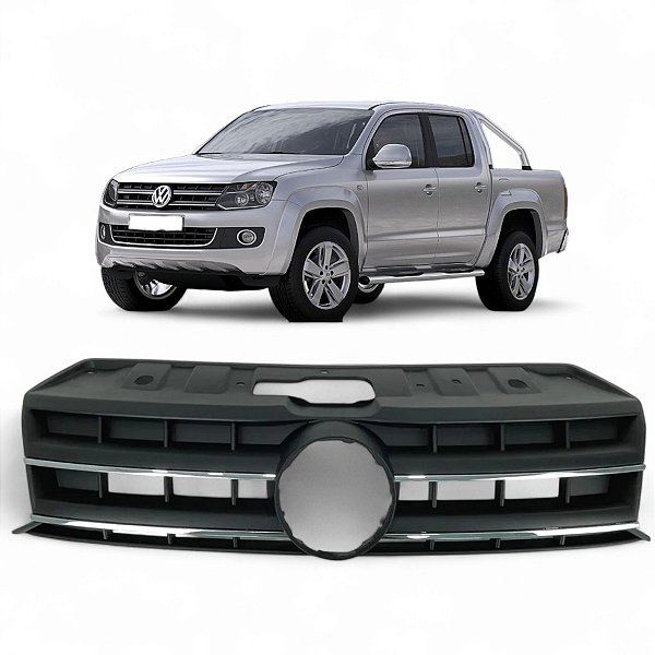 Grade Dianteira Amarok 2011 2012 2013 a 2016 friso Cromado