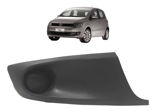 Grade Farol Milha Direito Vw Fox 2011 2012 2013 2014 Cinza Direito