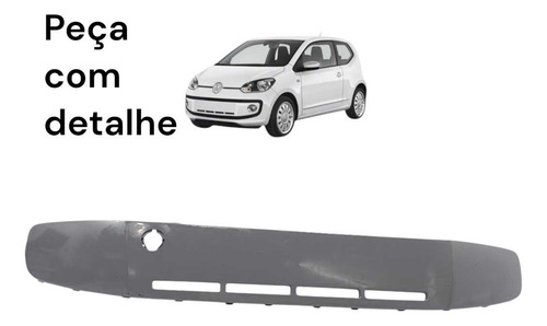 Grade Parachoque Dianteiro Volkswagen Up! 2013 2014 A 2017 Cinza Ambos Lados