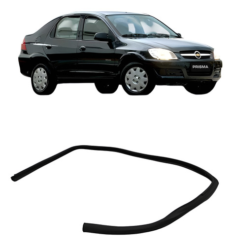 Guarnição Porta Dianteira Esquerda Celta Prisma 2007 A 2012