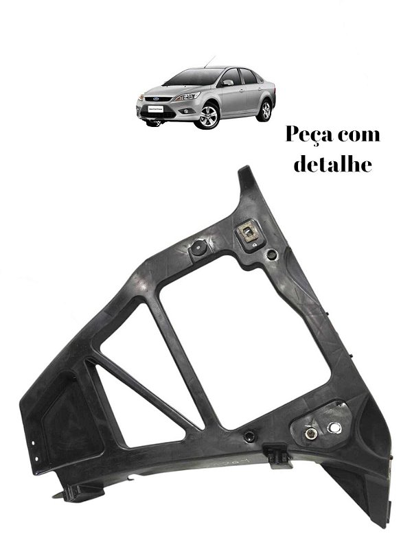 Guia Parachoque Traseiro Esquerdo Focus Sedan 2009 A 2013