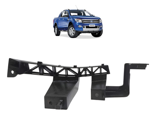 Guia Suporte Farol Parachoque Esquerdo Ford Ranger 2013 A 16