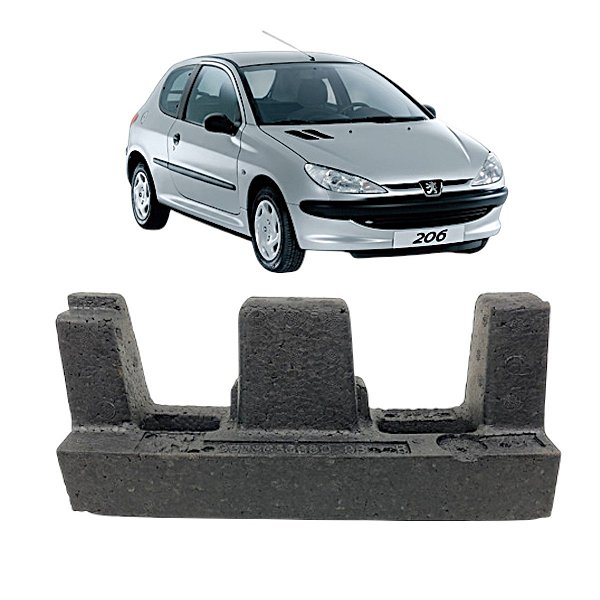 Absorvedor Impacto parachoque Traseiro Esquerdo Peugeot 206