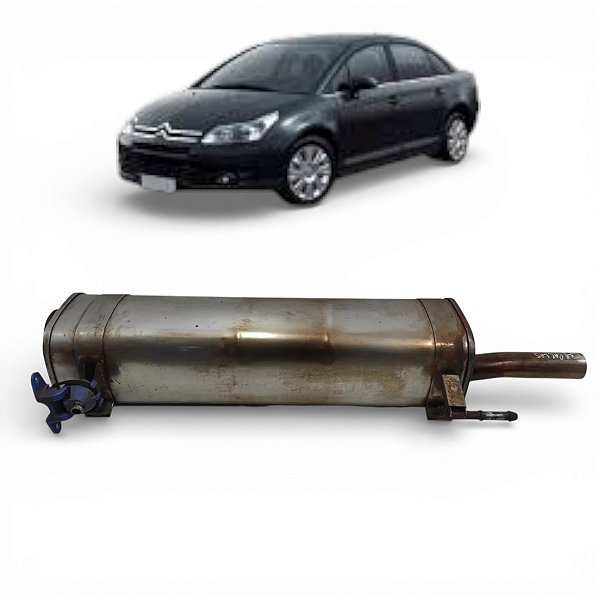 Escapamento Silencioso Traseiro Citroen C4 Pallas 2010
