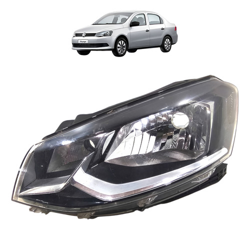 Farol Esquerdo Vw Gol Saveiro Voyage G6 G7 2013 2014 A 2022 Esquerdo/motorista