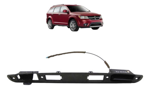 Maçaneta Tampa Traseira Dodge Journey 2009 2010 2011 A 2016 Preto
