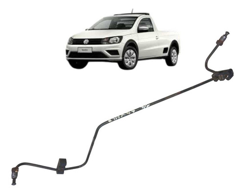 Mangueira Freio Traseiro Esquerdo Vw Saveiro G6 2013 A 2016