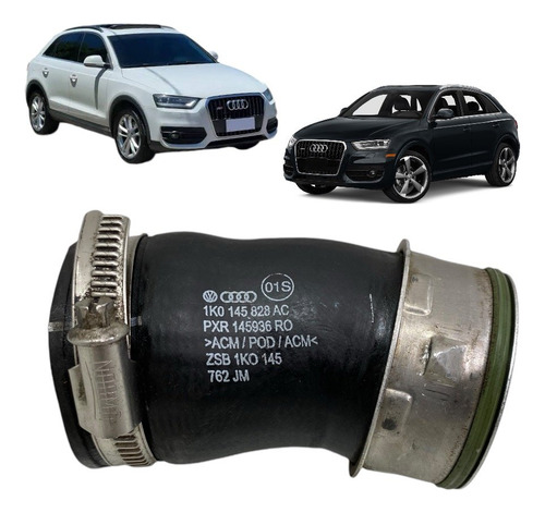 Mangueira Intercooler Turbina Audi Q3 2.0 1k0145828ac Preto
