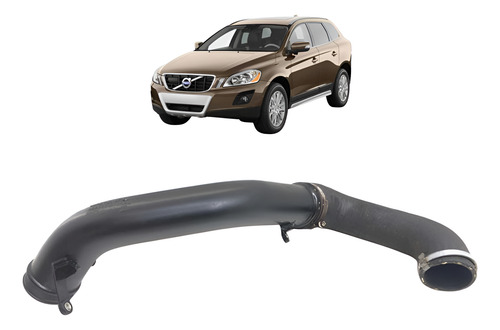 Mangueira Intercooler Volvo Xc60 2009 A 2011 30636612 Preto Preto