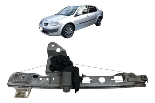 Máquina Vidro Elétrica Traseira Esquerda Megane Sedan 2007