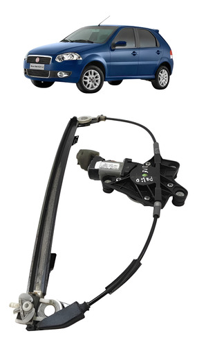 Máquina Vidro Elétrico Dianteira Esquerda Palio 2008 A 2012