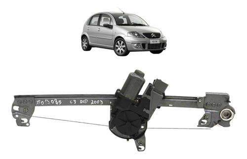 Máquina Vidro Elétrico Dianteiro Direito C3 2003 2004 A 2012