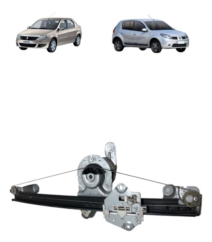 Maquina Vidro Eletrico Dianteiro Direito Sandero Logan 2010